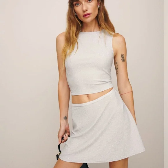 BNWT Reformation Andres Set Sz M - Picture 3 of 4